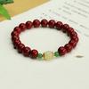 Pulseira de Cinnabar Aiyu Argila Roxa Jade Hetian Pulseira de Contas Estilo Antigo Fábrica Atacado Dropshipping S3033106