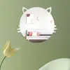 Adesivos de Parede Espelhados Estéreo de Desenho Animado em Acrílico Transfronteiriços para Casa, Quarto de Crianças, Quarto, Espelho Macio Autoadesivo, Espelho de Banheiro