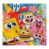 Feliz Cumpleaños Pintura al Óleo Digital DIY Rellenado a Mano 2025 Nuevo Bob Esponja Dibujo Animado Colorear Acrílico Pintura al Óleo