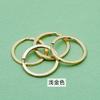 Kc ouro chaveiro 30mm chaveiro ouro claro 81424