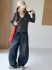Conjunto de Ropa de Otoño para Niñas 2026 Nuevo Sudaderas Rayadas de Moda Chaqueta de Dos Piezas Falsas Conjunto de Dos Piezas Estilo Coreano de Moda