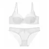Lencería Sexy de Encaje para Mujeres con Poco Busto, Conjunto de Sujetador de Algodón Delgado Anti-Bultos Levanta Busto, Junta los Lados del Pecho, Previene la Flacidez, Conjunto de Sujetador Transpirable