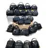 Bolsa de hombro cruzada de verano nuevo modelo de piel de oveja negra original hecha a mano estilo universitario retro simple casual mochila