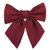 Poof Ding Oso Original Genuino JK Color Sólido Raíz de Pluma Corbata Lazo Flor Camisa Estudiante Universitario Femenino Accesorios Pequeño