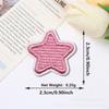 Pegatinas de Tela Bordadas Estrella de Cinco Puntas Bordada Accesorios para Ropa Infantil Pegatinas Parche para Agujeros Decoración de Funda de Teléfono Móvil Paquete de Materiales DIY Venta al por Mayor