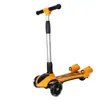 Patinete de Patada con Spray para Niños de 1-3-6-12 Años, Patinete de Pedales para Bebés de Tres Ruedas con Música y Luces