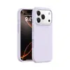 Funda Real de Silicona Líquida para Teléfono Móvil Adecuada para Apple Iphone17 Ventana Grande Color Puro Aire Integrado Botón de Cámara Pro