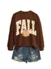 Tamanho europeu transfronteiriço Amazon eBay site independente casual versátil elegante feminino OUTONO poá letra borboleta