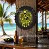 Letrero de hojalata con elemento de corte de pelo de calavera para pared de fondo de salón de peluquería para hombres, letrero de metal 35/40 cm, artesanía de metal