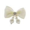 Novo Sapato de Tecido Flor Estilo Pequena Fragrância Pied-de-Poule Laço Flor Acessórios de Cabelo Roupas DIY Acessórios de Sapato Fivela de Sapato