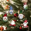 Adorno de gnomo navideño transfronterizo, adorable anciano sin rostro para árbol de Navidad, decoración navideña con ambiente festivo