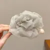 Nuevo Estilo Francés Super Hada Perla Rosa Pasador Elegante Pinza de Tiburón para el Cabello Accesorios para el Cabello de Gama Alta Suaves