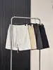 Pantalones Cortos de Piedra Transfronterizos 450g Peso Pesado Alta Calidad Casual Sueltos Insignia de Brújula Pantalones de Cinco Puntas Pantalones Cortos para Hombre