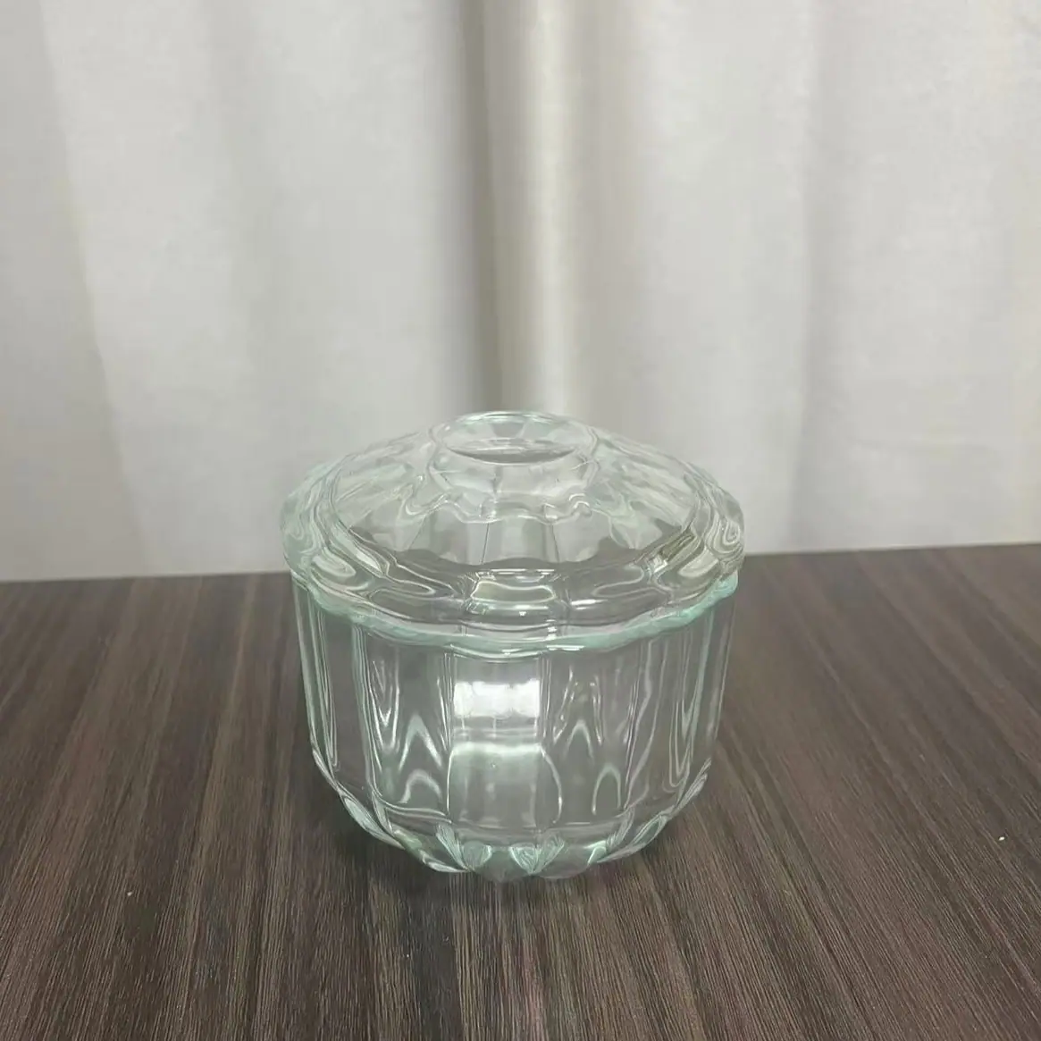 水晶玻璃碗甜品燕窝盅透明美容院器皿小水果盘带盖小碗
