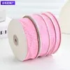 Fita de presente xadrez transfronteiriça de pequeno porte, laço, estilo preppy, presente DIY, fita tecida escocesa
