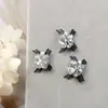 Celebridade da Internet Laço de Organza Pilha de Diamantes Bola Joia para Unhas Artísticas Artesanal Brilho de Diamante Decoração de Unhas Ovo de Pombo Vermelho