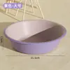 Lavabo doméstico, cubeta de plástico, tina para lavar ropa, lavabo de tamaño grande, versión engrosada, adecuado para dormitorios de estudiantes, para lavar ropa y como cubeta pequeña para lavar los pies