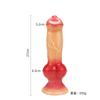 Cachorro sexual pênis simulação pênis grande em forma de plug anal ventosa masturbação pênis plug anal produtos sexuais para adultos uma geração de cabelo