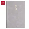 Funda de Piel de Oveja Deli Bp152 para Cuaderno A5 80 Hojas Múltiples Colores Disponibles Piel Suave Cuaderno Engrosado