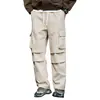 Pantalones Deportivos para Hombre Personalizados de Fábrica Pantalones de Nueve Puntos Exteriores Casuales Delgados Sueltos Impermeables Pantalones Casuales Estampados con Logo