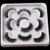 Pelo de visón de imitación 3D en stock transfronterizo caliente cinco pares de pestañas postizas multicapa tridimensionales simulación natural 5 pares de pestañas fritas