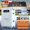 Bateria de Lítio para Armazenamento de Energia Móvel Residencial 30Kwh Armazenamento de Energia Fotovoltaica Solar Residencial 15 Graus