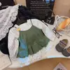 Nuevo Conjunto de Dos Piezas de Moda para Niñas Otoño 2026: Camiseta de Algodón con Estampado Floral y Chaleco Dopamina Elegante
