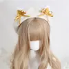 Boina Japonesa Lolita con Lazo y Orejas de Gato, Sombrero Lindo Dulce de Capullo, Otoño Invierno