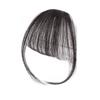 Pelucas de mujer con flequillo de aire, cabello real, estilo antiguo, invisibles, ligeras y sin marcas.