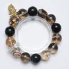 Pulsera de Cristal de Té de Cristal Natural Niebla Onírica para Mujer, Regalo Versátil, Ojo de Tigre Azul Pulsera de Agua Blanca Al por Mayor