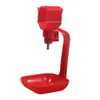 Bebedero de taza colgante para pollos Bebedero automático para aves de corral Taza de recolección de agua engrosada Bebedero de tetina colgante para avicultura