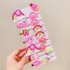 Nueva Diadema Dibujos Animados Accesorios para el Cabello de Niños Pasador Lindo Flor Pequeña Pasador para Bebé Diadema de Princesa Niña Pequeña Banda Elástica