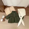 Casaco de Inverno para Bebê Menina, Nova Roupa de Inverno Espessa para Recém-Nascidos, Jaqueta Quente de Algodão para Crianças Pequenas, Blusa de Manga Longa