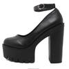 AliExpress comercio exterior zapatos talla grande mujer 22 años nuevo tacones altos 14cm moda europea y americana hebilla zapatos de mujer