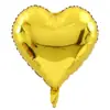 Balão de alumínio de amor de 18 polegadas decoração de casamento Dia dos Namorados Dia de Ano Novo balão layout de quarto de casamento balão de folha de alumínio em forma de coração