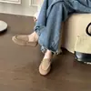 Mocasines Negros Versátiles de Gama Alta Estilo Británico para Primavera/Verano 2026, Zapatos de Piel de Moda para Combinar con Faldas