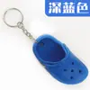 Nuevos dijes de pantuflas mini para zapatos con agujeros, llavero para bolso, colgante, decoración
