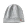 Suave y acogedor gorro de cachemira, nuevo modelo otoño e invierno 2024, gorro casual unisex de color liso que protege las orejas, moderno gorro de punto