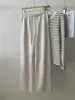 Pantalones anchos de lana Tencel estilo minimalista coreano para mujer, colección otoño/invierno 2026, adelgazantes, de cintura alta, corte holgado, adecuados para estudiantes