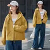 Chaqueta Casual Suelta con Capucha de Moda Otoño 2026 para Mujer