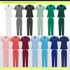 Ventas Directas de Fábrica Ropa Nueva para Lavado de Manos, Ropa Quirúrgica para Clínica Oral y Dental, Ropa Médica Dividida de Secado Rápido Mismo Estilo para Hombres y Mujeres