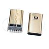 Zócalo hembra USB 3.1 tipo C, 6 pines, vertical H15.0mm, dos patas, conector directo, lengüeta DIP, cuello interior