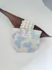 Bolsa de Cosméticos Jacquard Nuevo en Relieve Personalizada de Gran Capacidad Bolsa Pequeña Bolsa Interior para Mujer Bolso de Mano Totalmente Portátil Almacenamiento