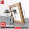 Suporte de moldura de fotos Rongshen material de aço inoxidável metal grande moldura de pêndulo de placa de licença estrutura de suporte fixação adesiva sem pregos sem costura