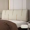 Almofada de cabeceira, encosto duplo com acolchoamento macio, almofada de cama tatami, capa removível e lavável para cabeceira de cama, almofada de encosto simples e grande, fronha