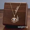 Comercio Exterior de Amazon Venta Caliente Collar de Acero de Titanio Temperamento Femenino Circonita Microincrustada Personalidad Cadena para Clavícula de Alto Sentido Colección Joyería