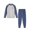 Conjunto de Roupa Íntima Térmica Infantil Meninos Outono Tops e Calças Meninas Camisola de Base Inverno Crianças Maiores Roupa de Dormir para Estudantes