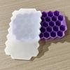 Molde de Hielo de Panal de Silicona para Helado Casero, Caja con Tapa, Creativo DIY, Refrigerador, Congelación Rápida, Hielera
