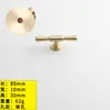 Ventas Directas de Fábrica Nórdico Lujo Ligero Latón Manija para Puerta de Gabinete Cajón Gabinete para Vinos Sencillo Oro Francés Manija de un Agujero