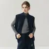 Otoño/Invierno 2026 Nuevo Chaleco Versátil de Cuadros con Cremallera Suéter de Cachemira a Cuadros Tejido Suéter Tejido para Mujer